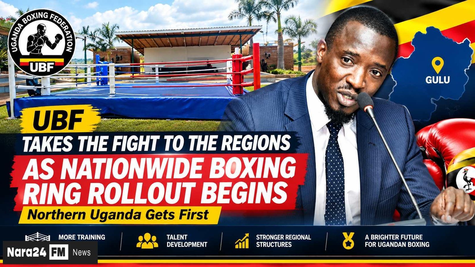 A New Era for Ugandan Boxing: UBF Starts Nationwide Ring Distribution