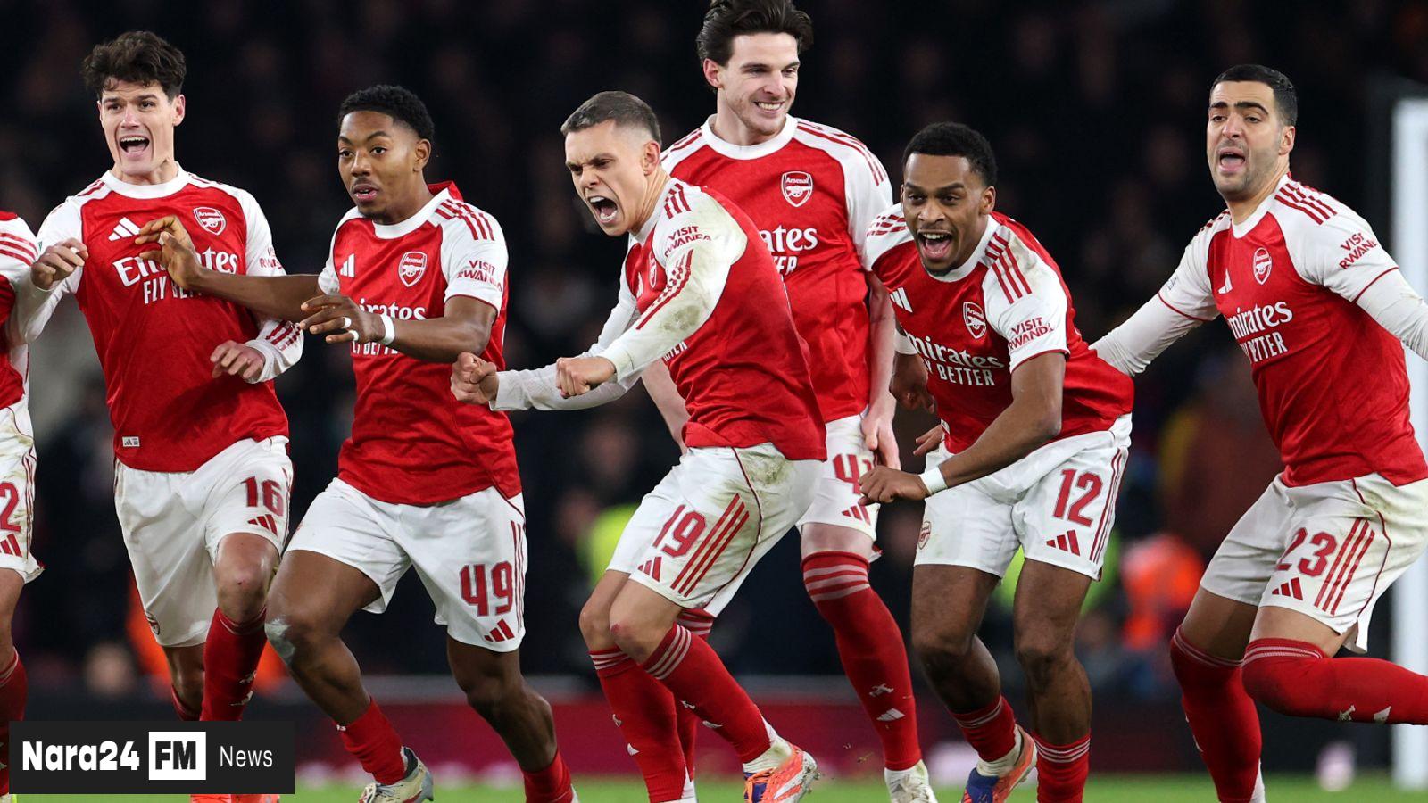 Arsenal Edges Past Crystal Palace in Thrilling Carabao Cup Penalty Shootout