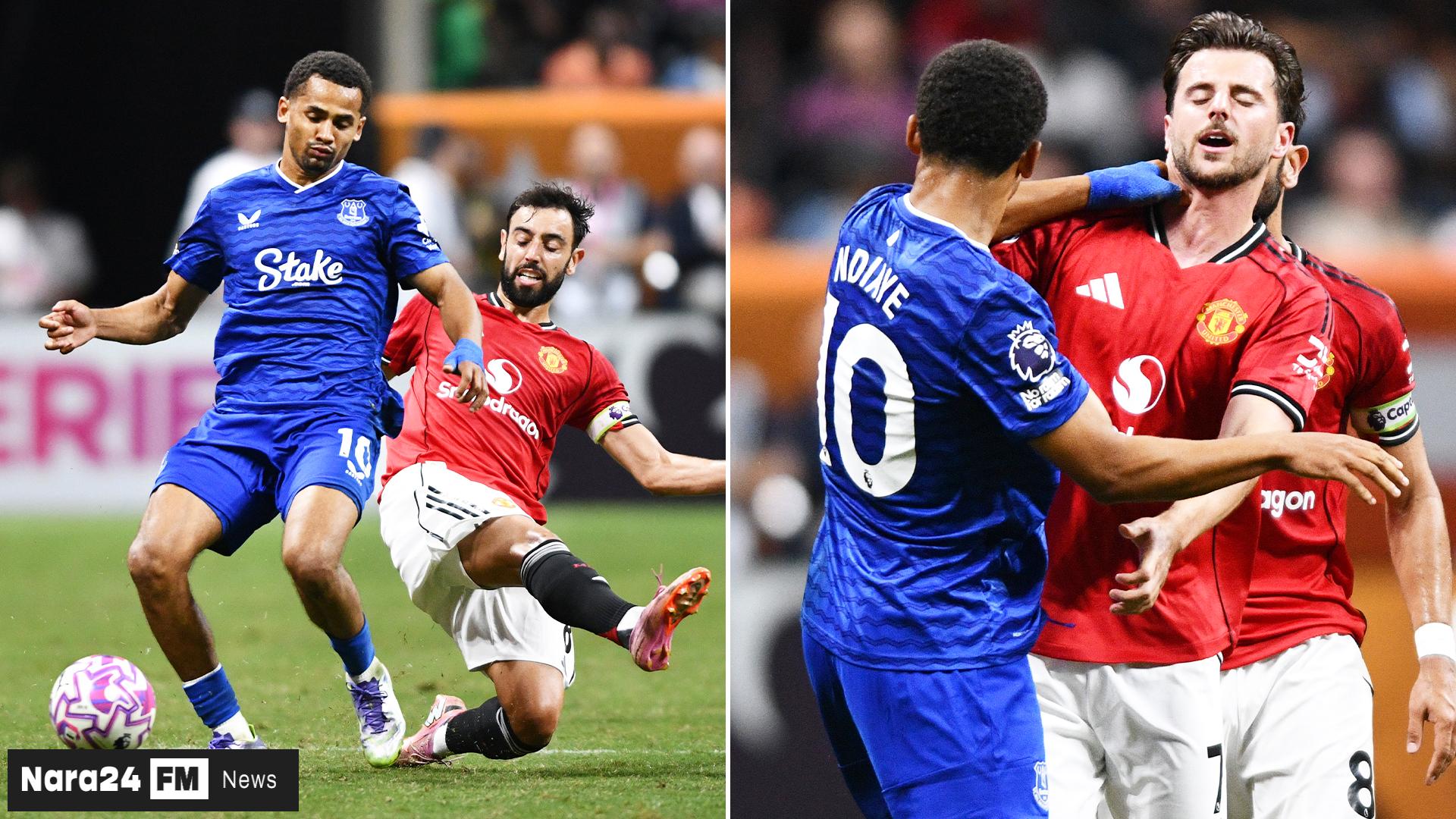 Tensions Flare: Bruno Fernandes and Iliman Ndiaye Clash in Pre-Season Match