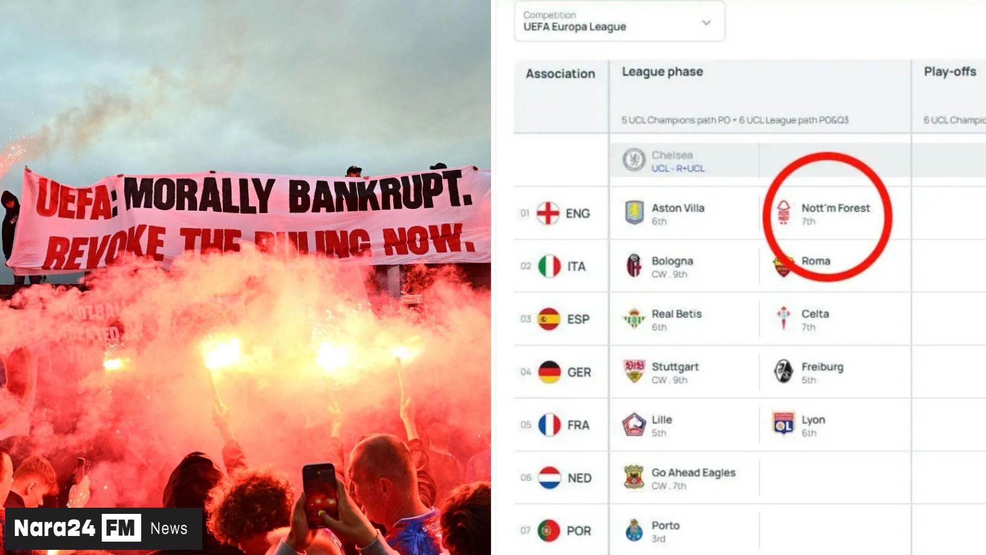 Crystal Palace Fans Deface Stadium in Fiery Protest Over Europa League Demotion