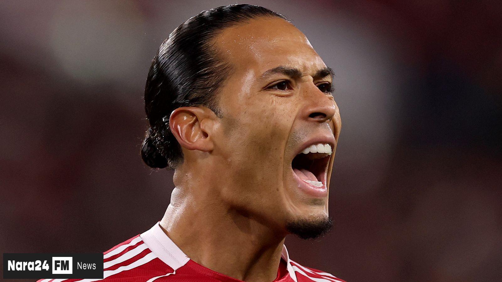 Virgil van Dijk defends his leadership against Wayne Rooney's criticism in post-match interview