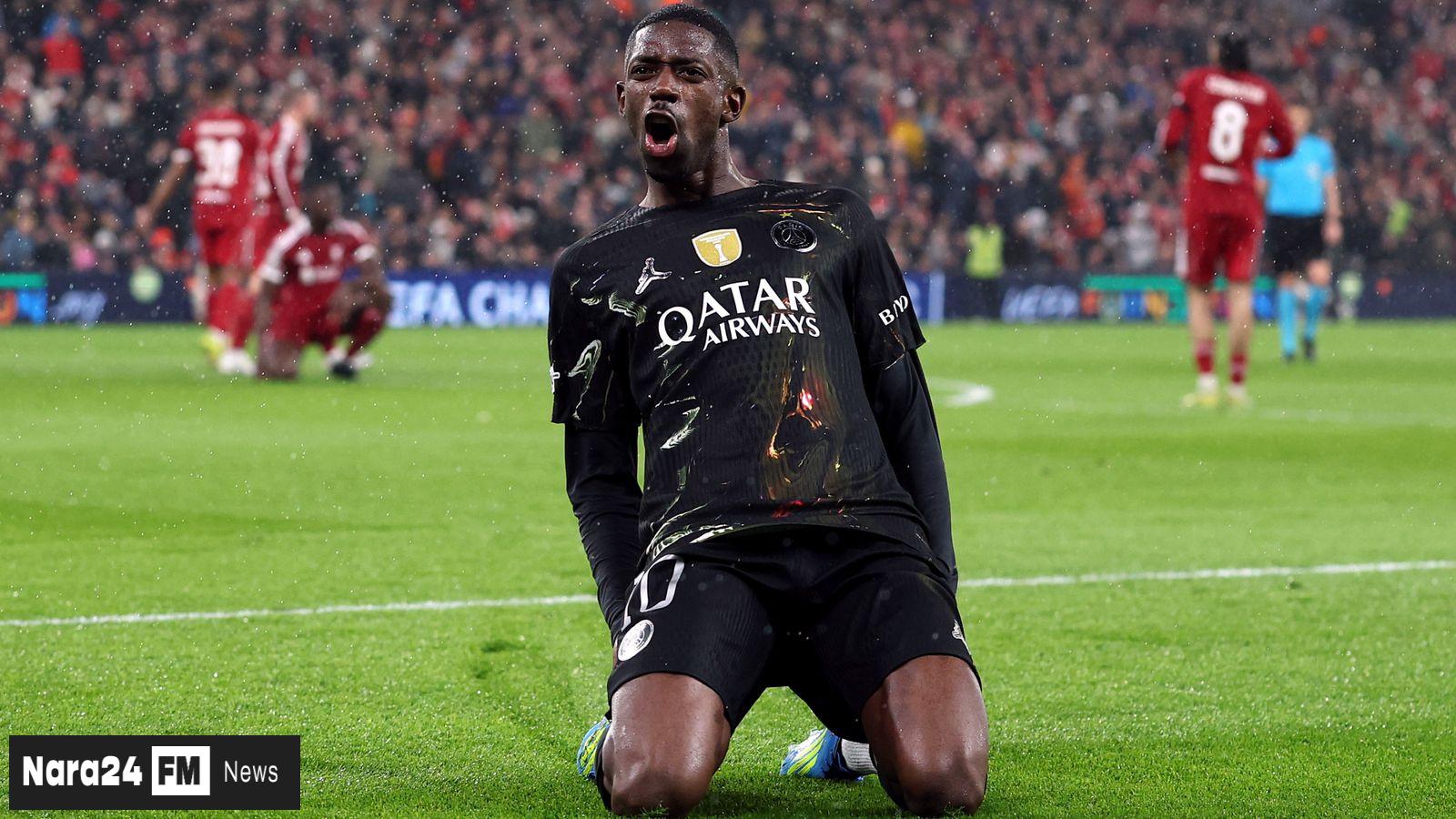 Dembele’s Double Seals PSG’s 4-0 Aggregate Victory Over Liverpool