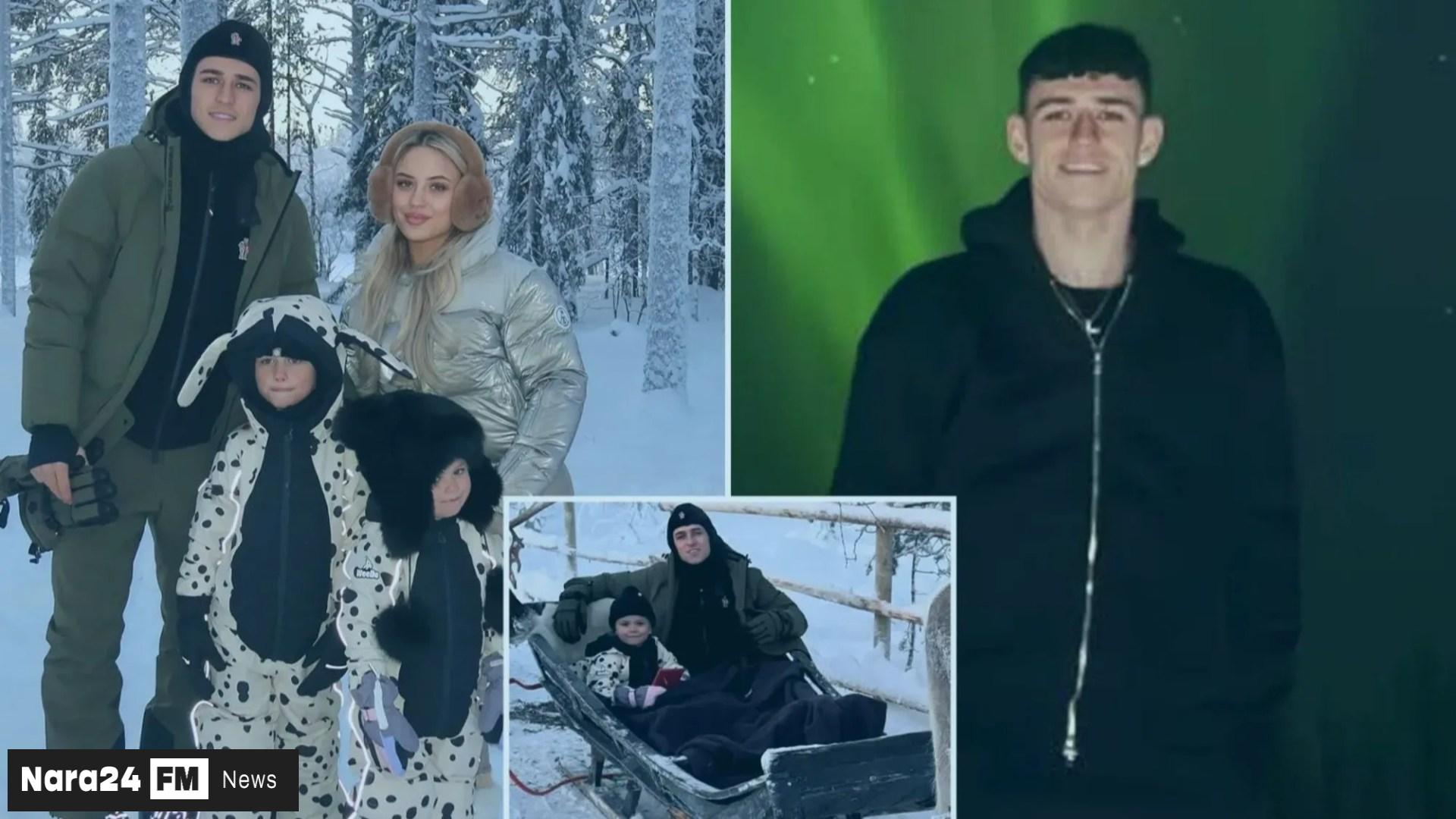 Phil Foden's Magical Lapland Escape with Family Captivates Fans