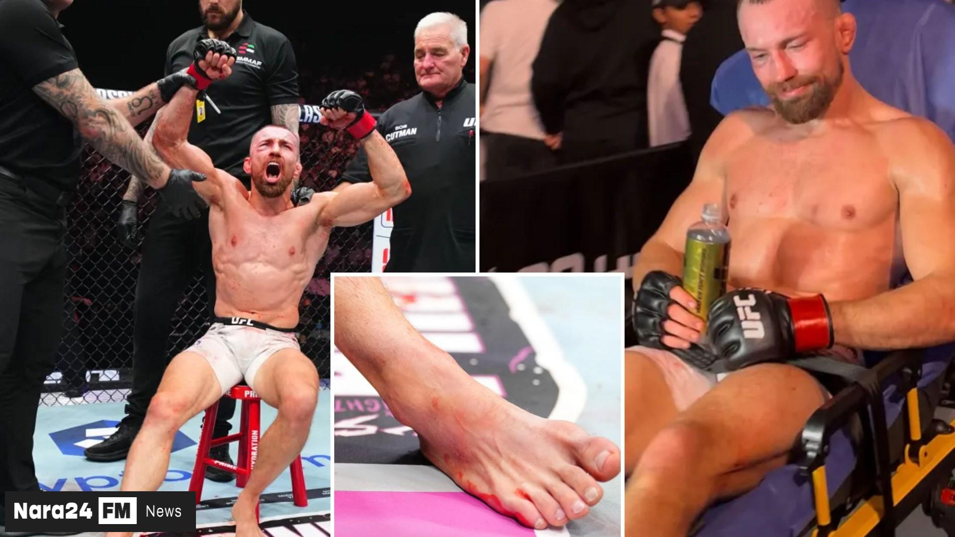 UFC 321 Star Forced to Exit on Stretcher After Terrifying Ankle Injury During Thrilling Matchup