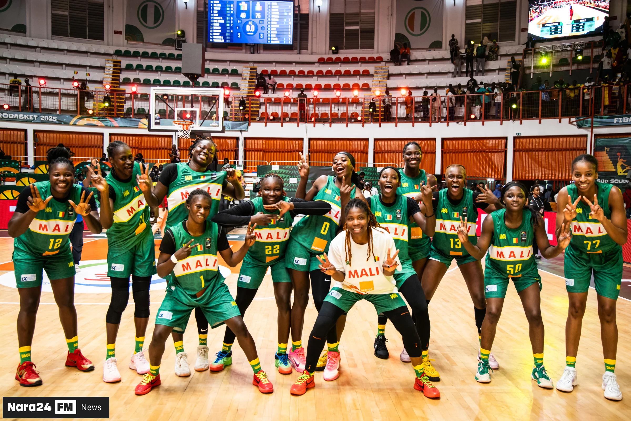 Mali Secures Quarterfinals Place with Dominant Victory Over Cameroon in Women's AfroBasket